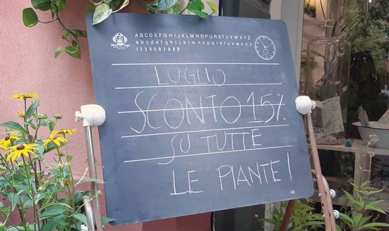 luglio 2018 sconto 15% piante semi - R nel bosco Reggio Emilia