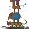 Kit Jungling - animali di cartone - gioco di assemblaggio - R nel bosco