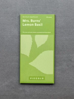 Basilico Mrs. Burns Lemon - semi di piccolo seeds